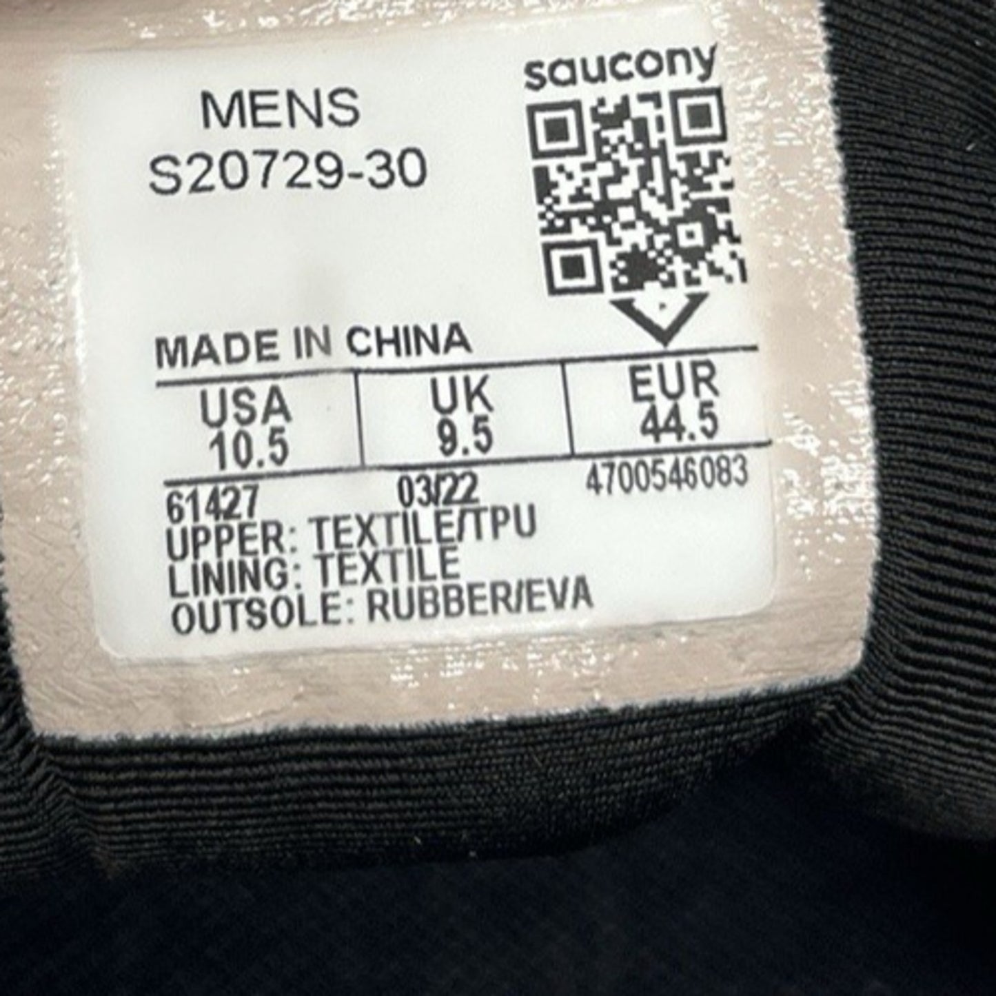 Saucony mens Guide 15 S10684-16 Orange Running Shoes Sneakers Size 10.5