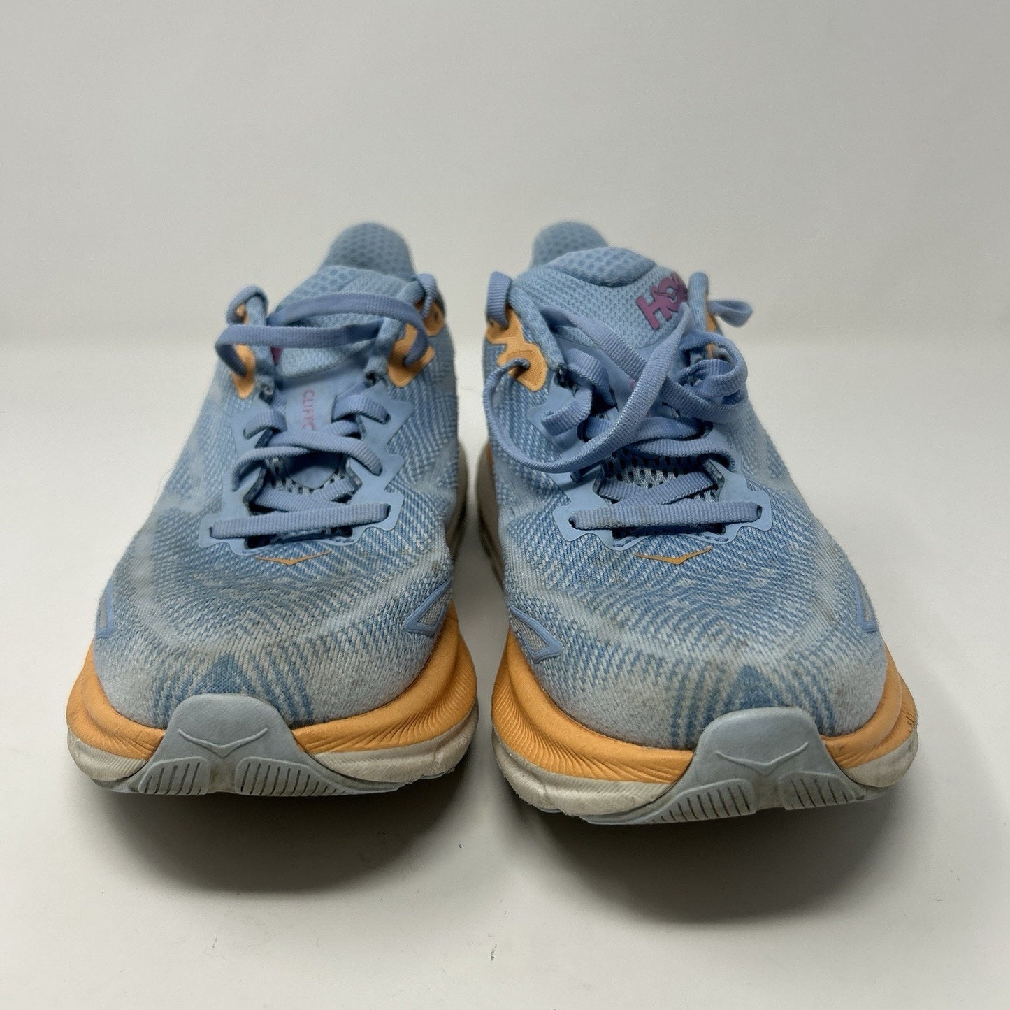 Hoka One One Clifton 9 Running Shoes Womens Size 7.5 B Ice Water Blue