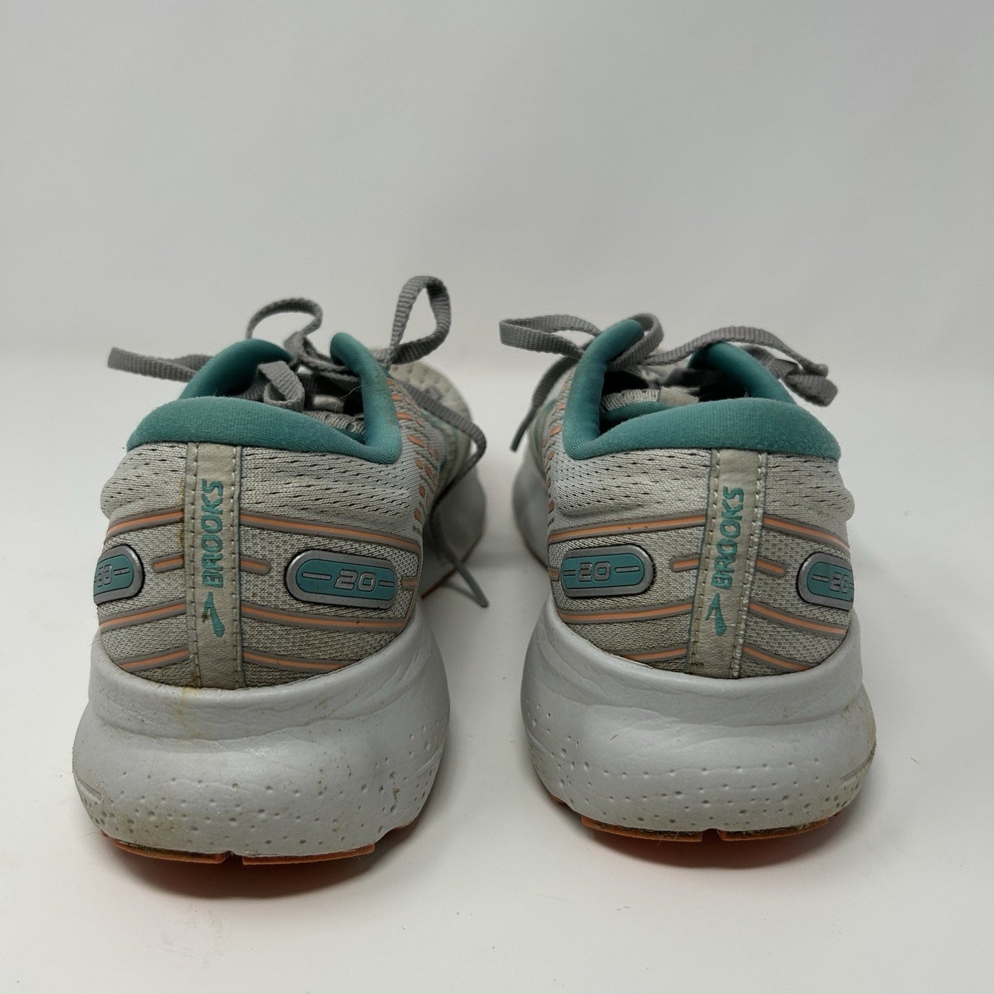 Brooks Womens Glycerin 20 1203691D061 Gray Running Shoes Sneakers Size 9.5