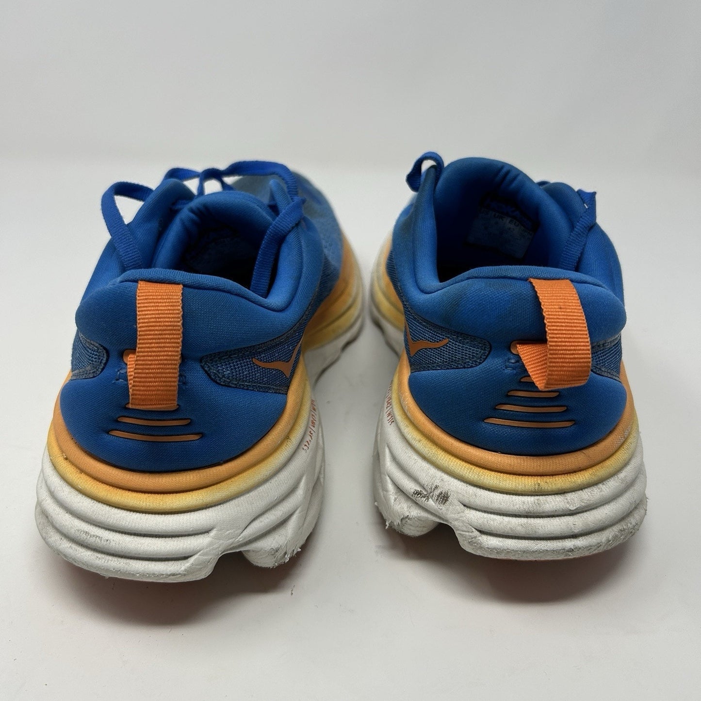 Men's 8.5 D M Hoka One One Bondi 8 1123202-CSVO Coastal Sky Vibrant Orange Shoe