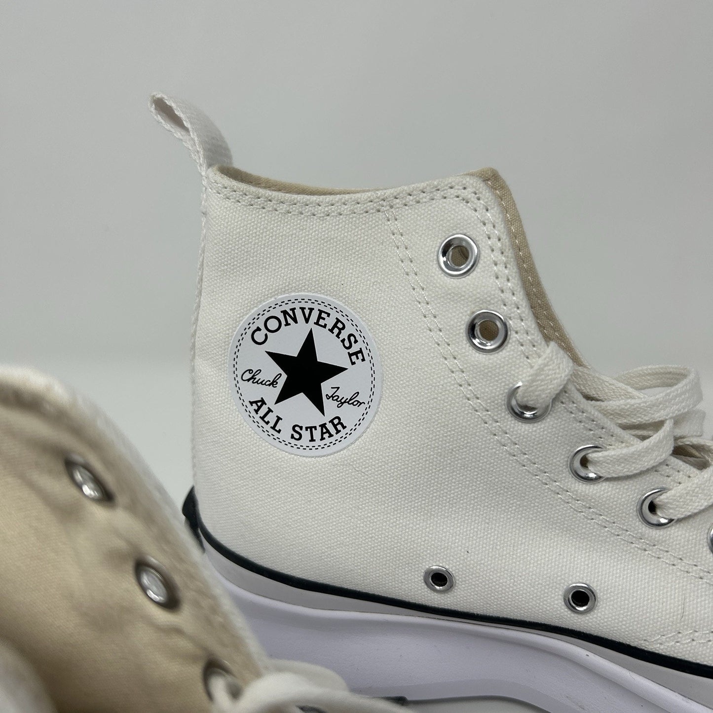 Converse Run Star Hike Canvas Platform 7.5 Men’s White - womens 9