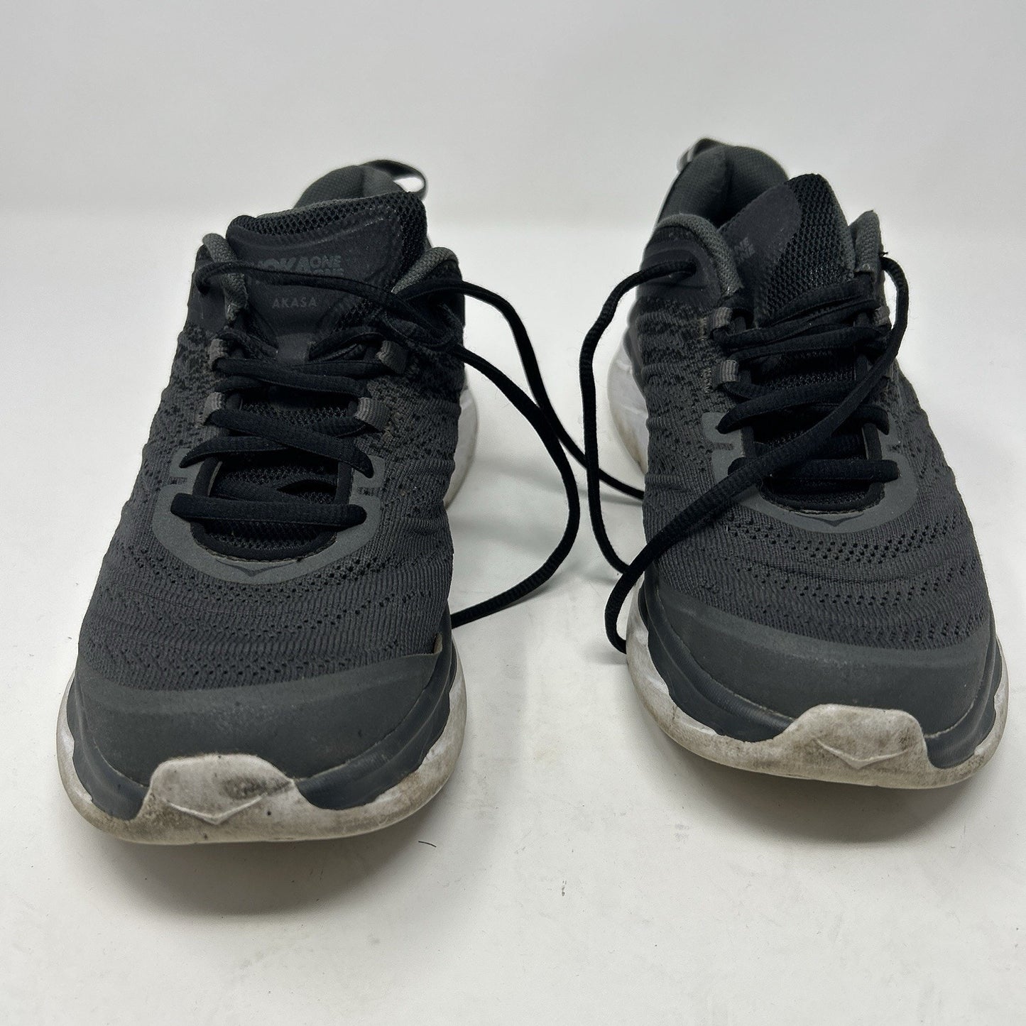 Hoka One One Men’s Akasa, Black Running Shoes, Size 8D