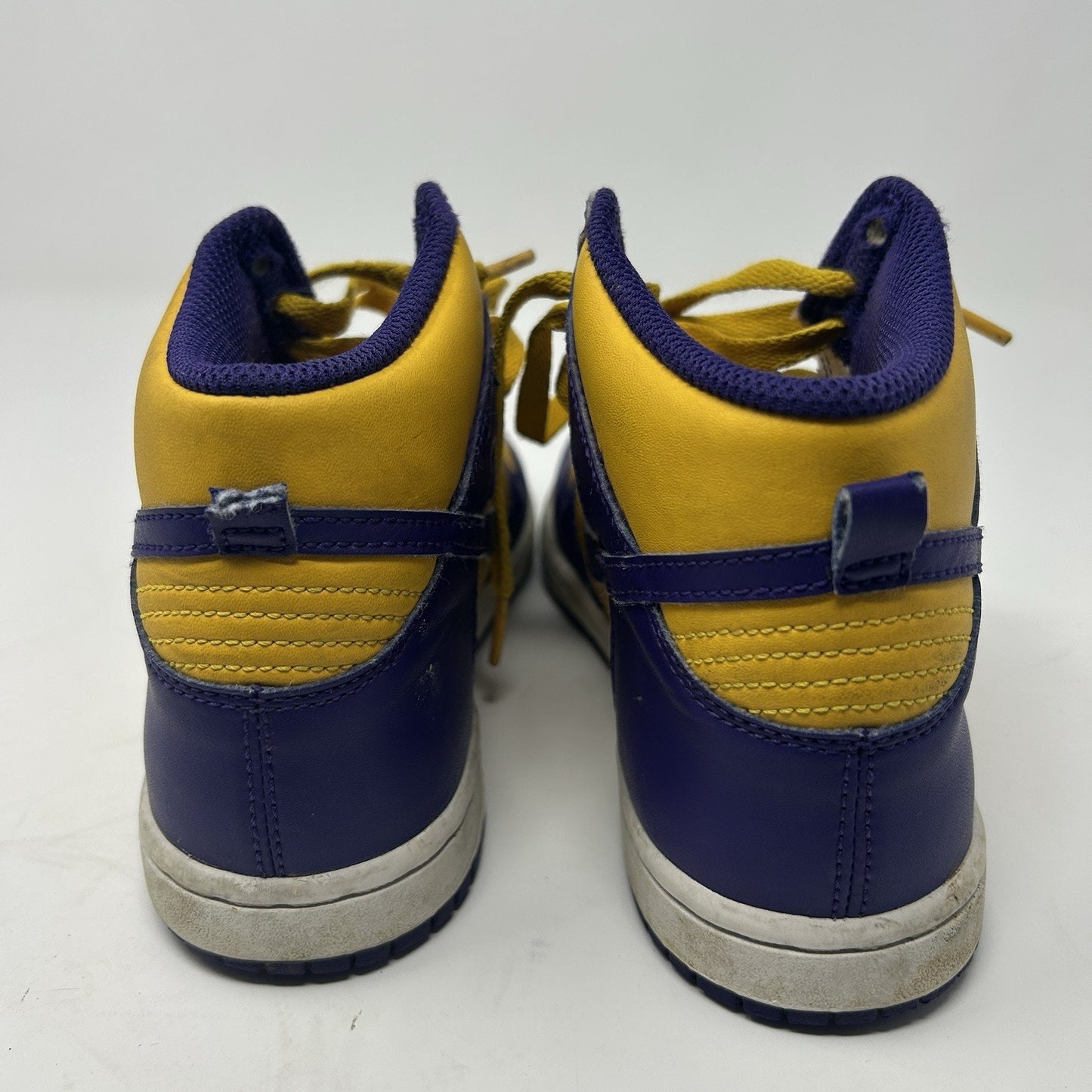 Nike Dunk High Lakers Purple Gold Preschool DZ4455-500 Kids Size 2Y