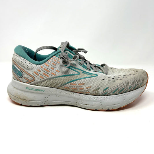 Brooks Womens Glycerin 20 1203691D061 Gray Running Shoes Sneakers Size 9.5