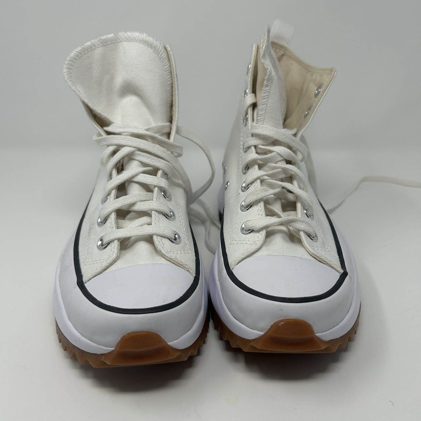 Converse Run Star Hike Canvas Platform 7.5 Men’s White - womens 9
