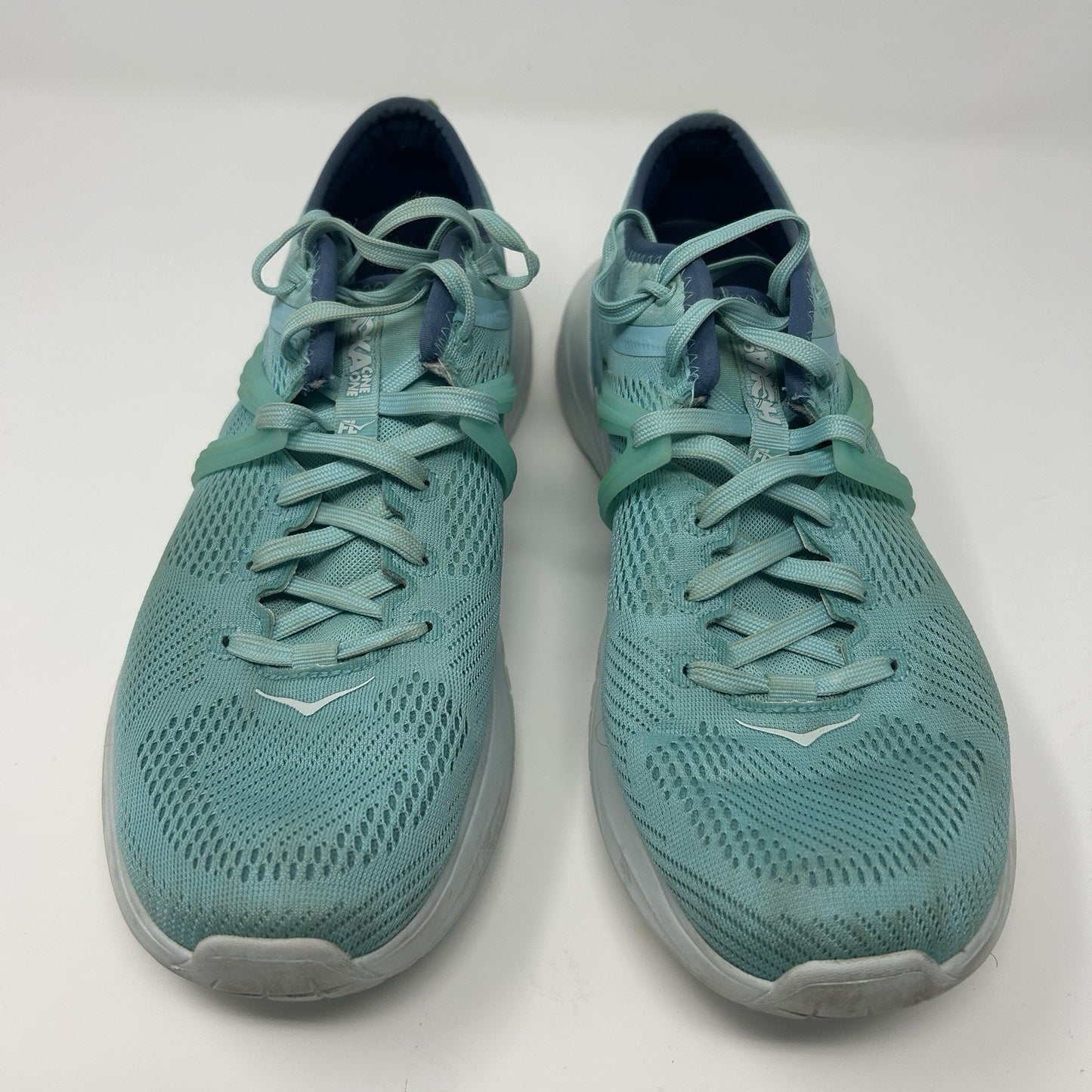 Hoka One One Sneakers Womens 10.5 Tivra 1099735 ASWB Blue Running Gym Shoes