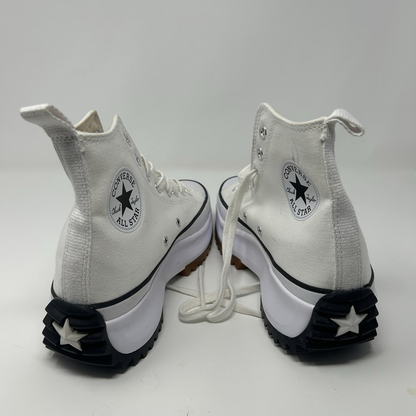 Converse Run Star Hike Canvas Platform 7.5 Men’s White - womens 9