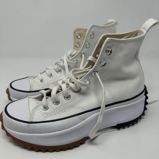 Converse Run Star Hike Canvas Platform 7.5 Men’s White - womens 9