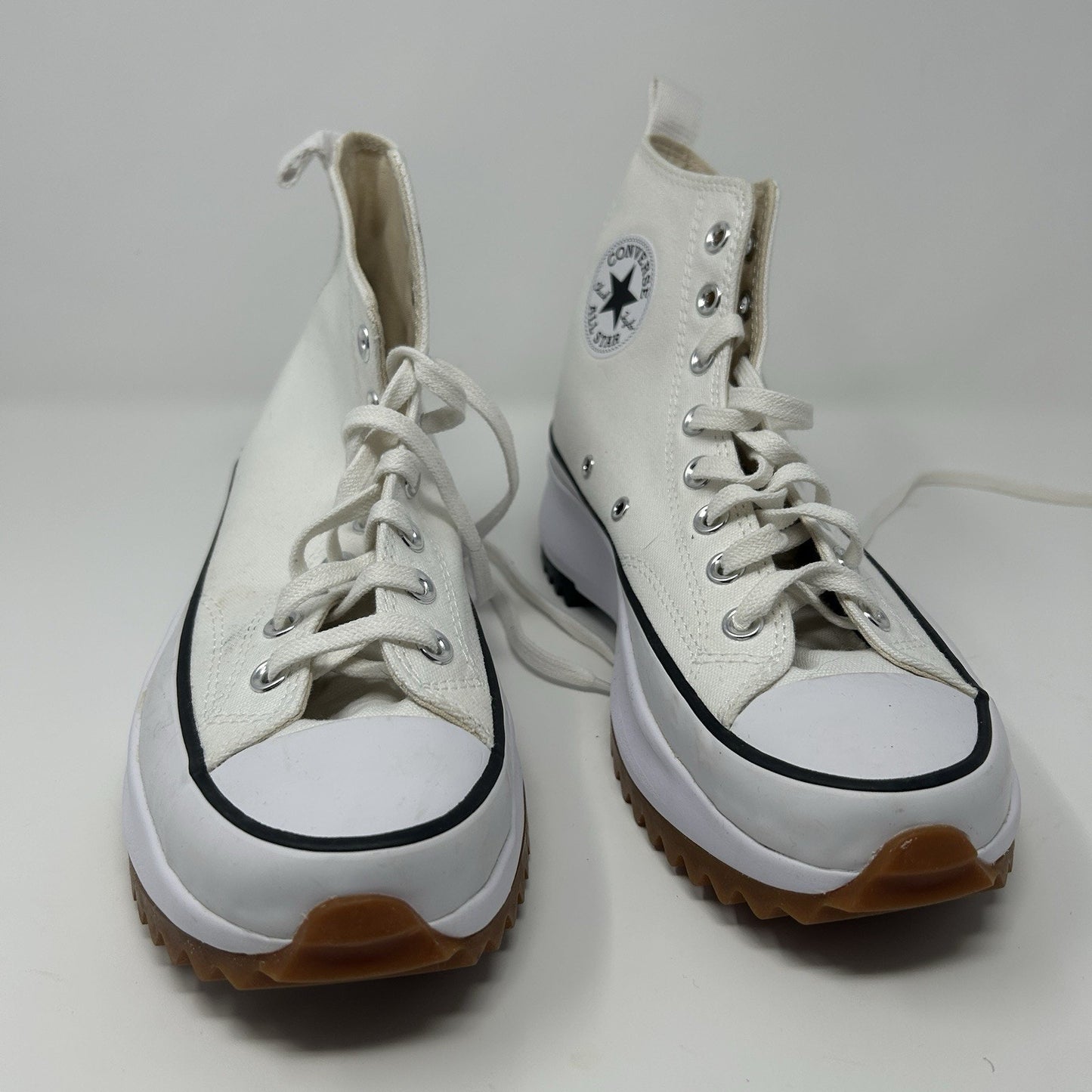 Converse Run Star Hike Canvas Platform 7.5 Men’s White - womens 9