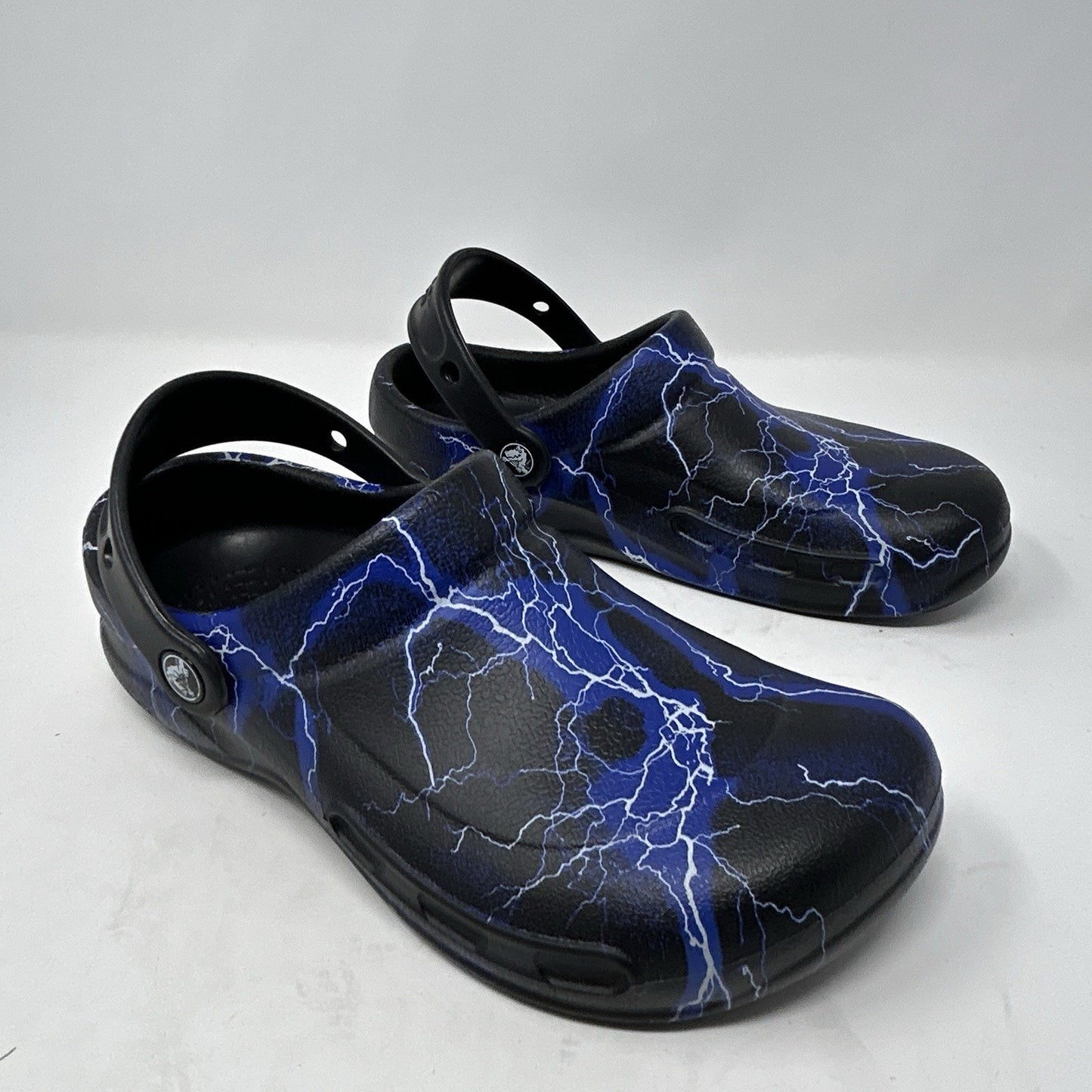 Crocs Bistro Lightning Bolt Comfort Clogs Slip Resistant Heel Strap Unisex M6 W8