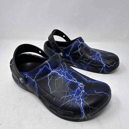 Crocs Bistro Lightning Bolt Comfort Clogs Slip Resistant Heel Strap Unisex M6 W8