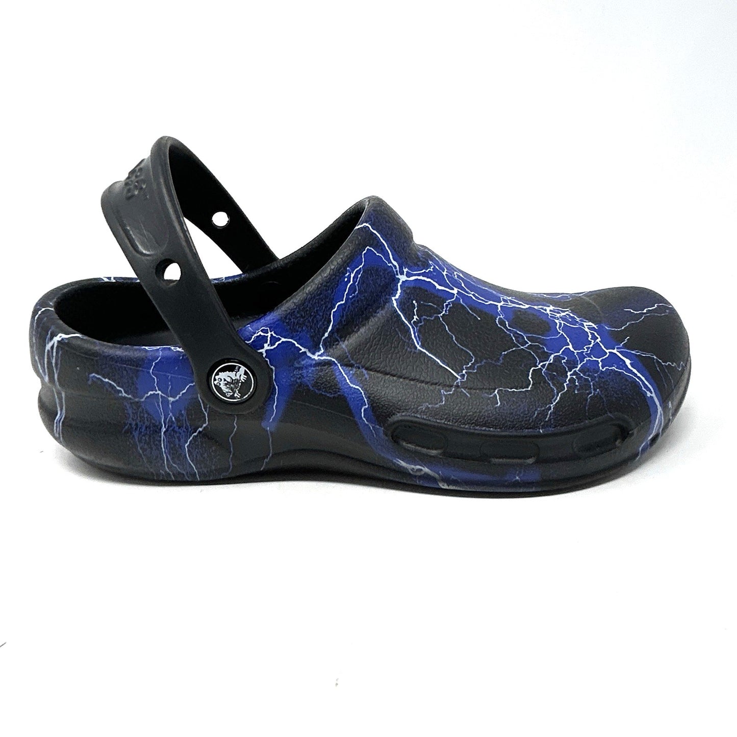 Crocs Bistro Lightning Bolt Comfort Clogs Slip Resistant Heel Strap Unisex M6 W8