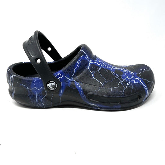 Crocs Bistro Lightning Bolt Comfort Clogs Slip Resistant Heel Strap Unisex M6 W8