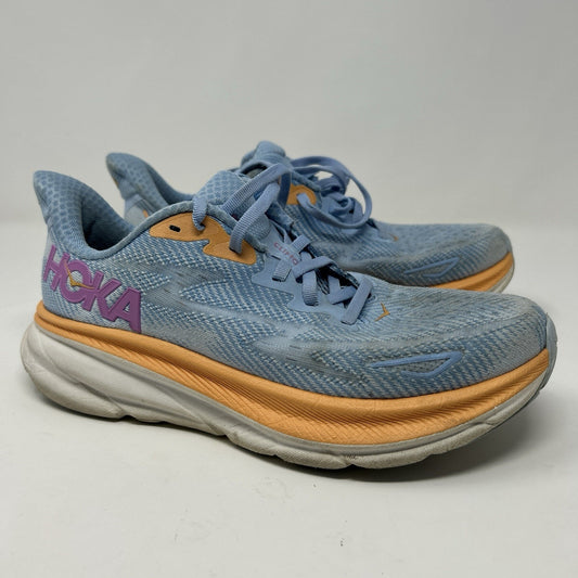Hoka One One Clifton 9 Running Shoes Womens Size 7.5 B Ice Water Blue