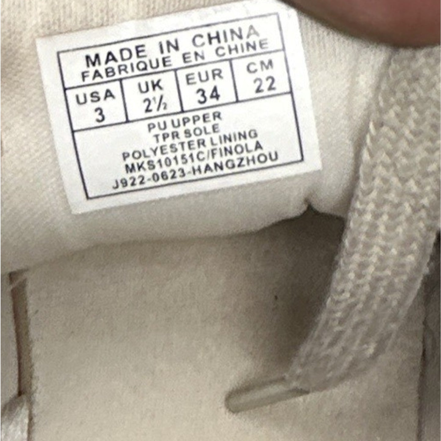 Michael Kors MK Signature Logo Canvas Lace Up Sneakers Mens Size 3 US