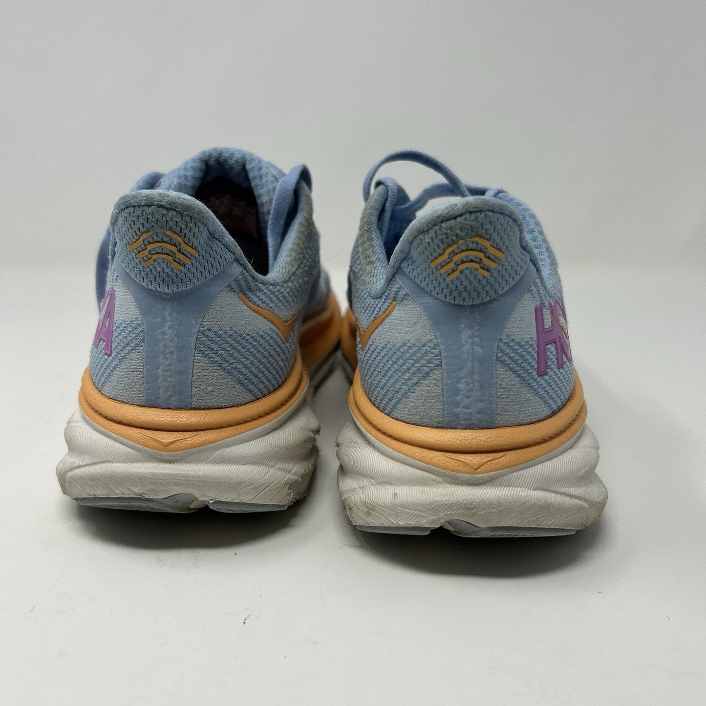 Hoka One One Clifton 9 Running Shoes Womens Size 7.5 B Ice Water Blue
