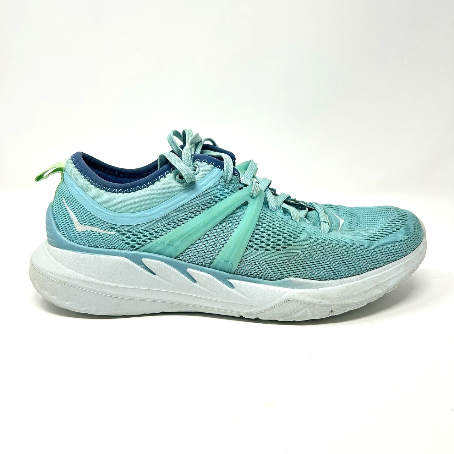 Hoka One One Sneakers Womens 10.5 Tivra 1099735 ASWB Blue Running Gym Shoes