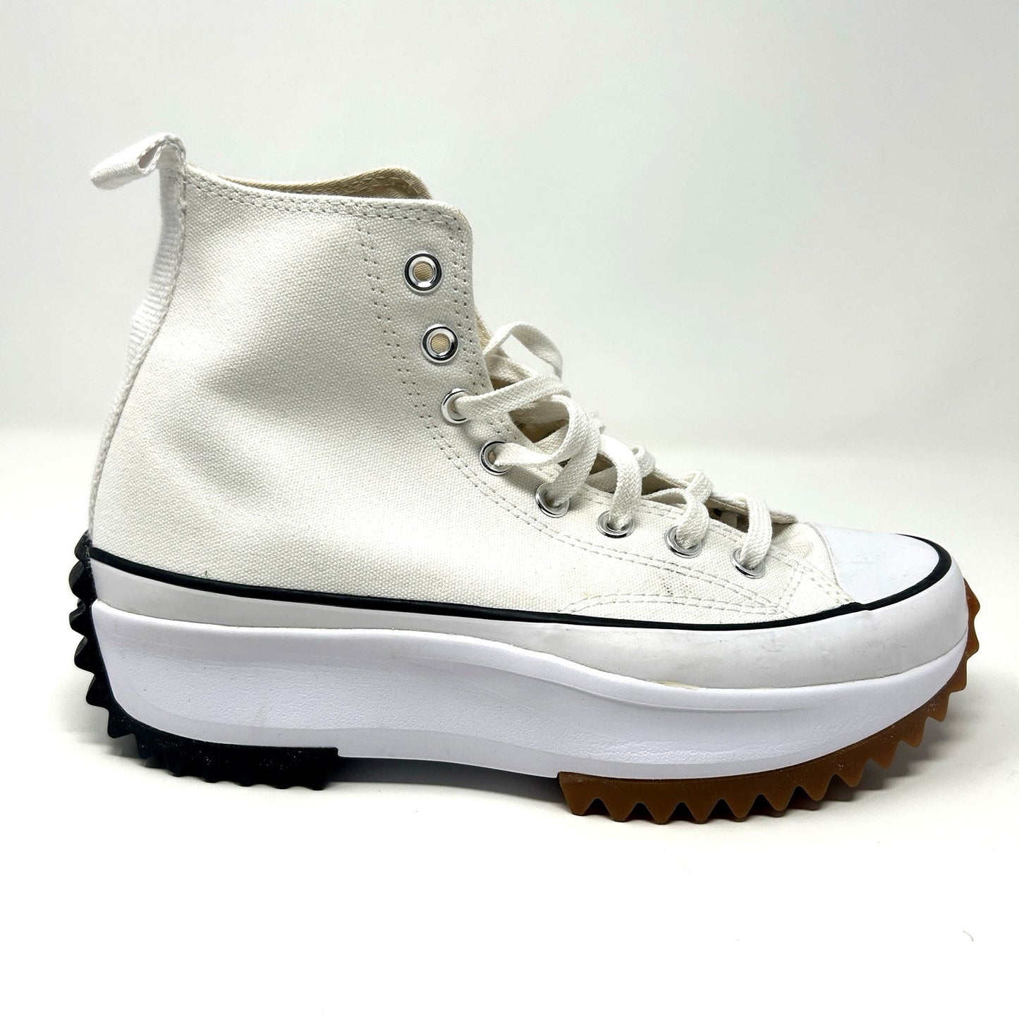 Converse Run Star Hike Canvas Platform 7.5 Men’s White - womens 9