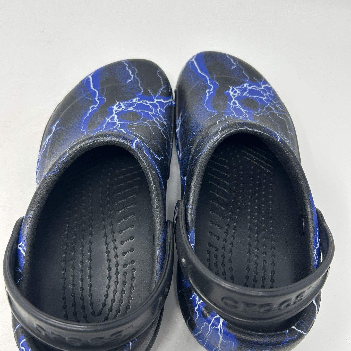 Crocs Bistro Lightning Bolt Comfort Clogs Slip Resistant Heel Strap Unisex M6 W8