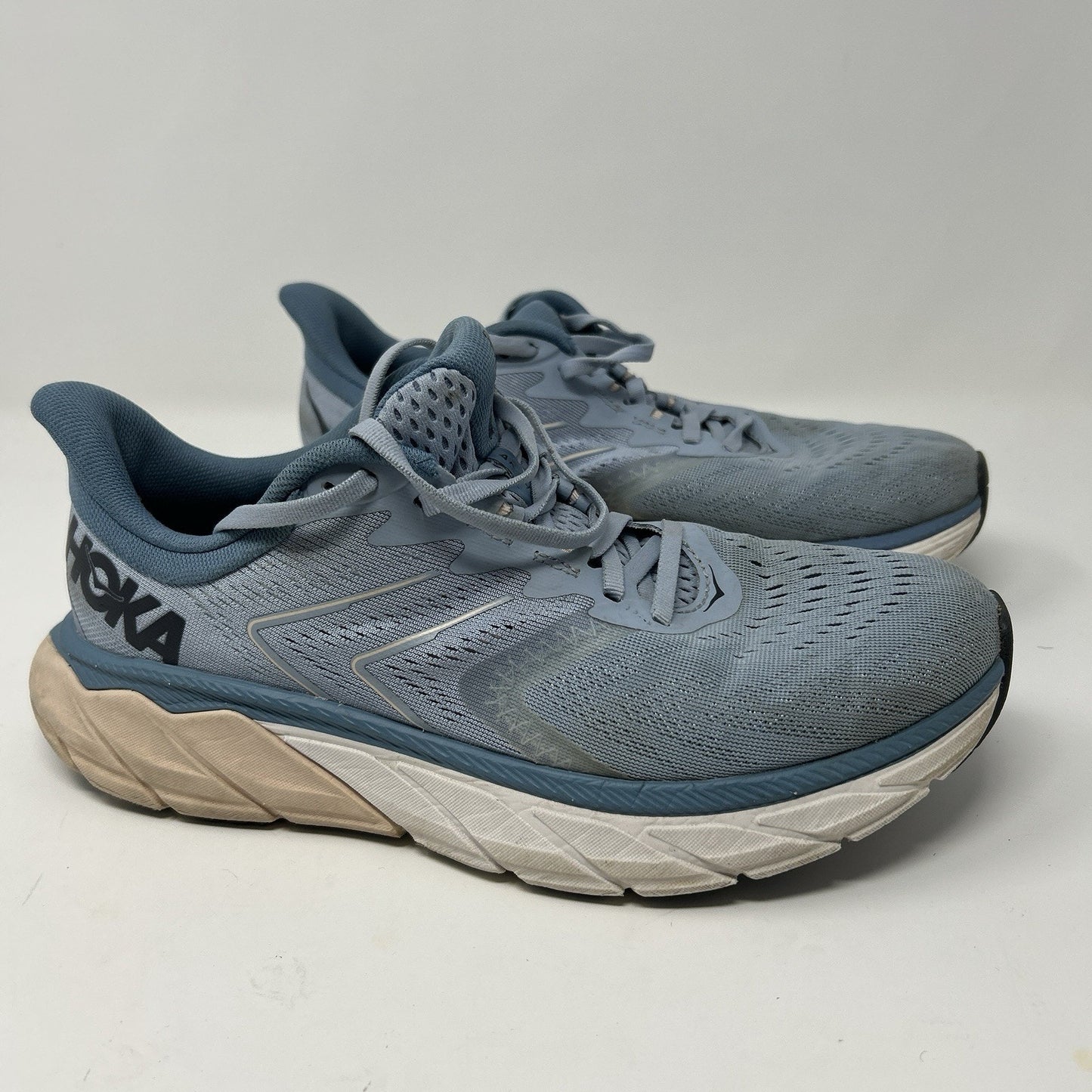 Women’s Hoka One One Arahi 5 Blue Athletic Running Sneakers Shoes Size 9 B