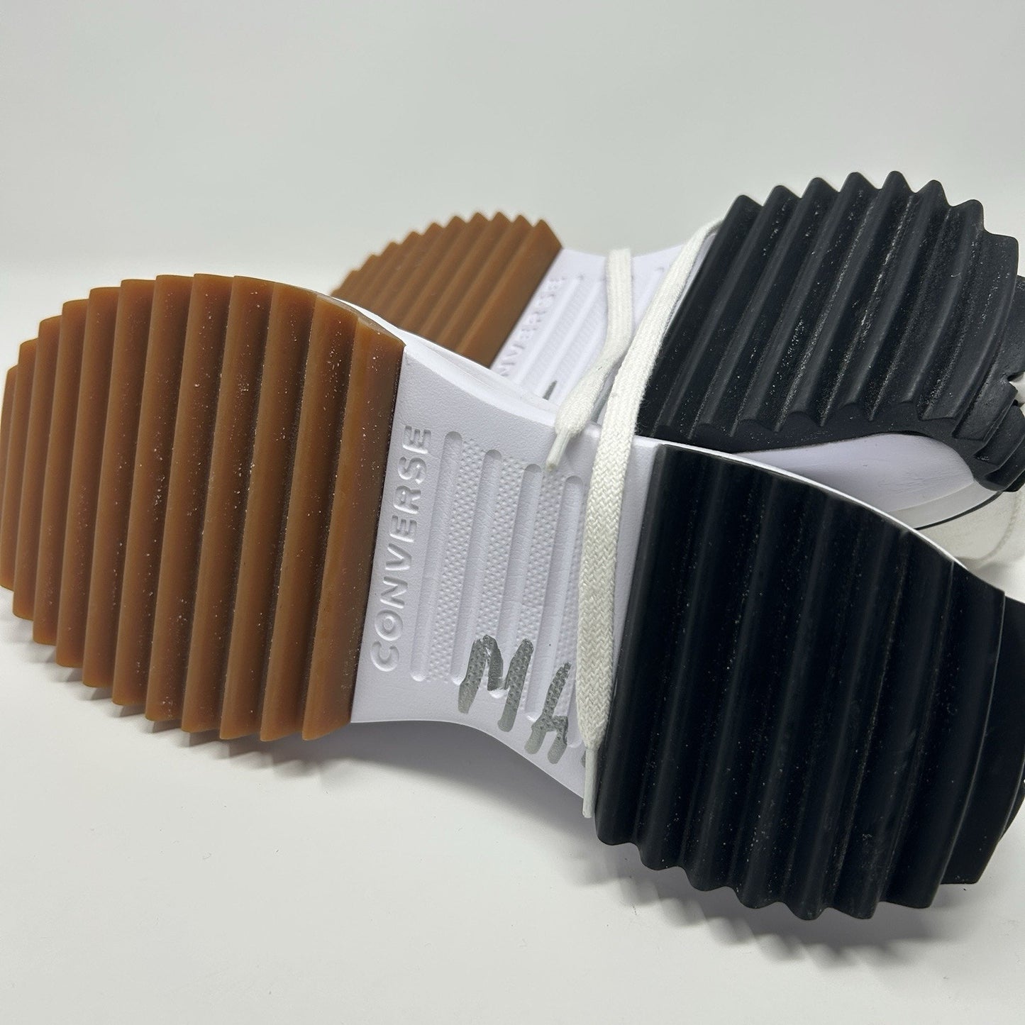 Converse Run Star Hike Canvas Platform 7.5 Men’s White - womens 9