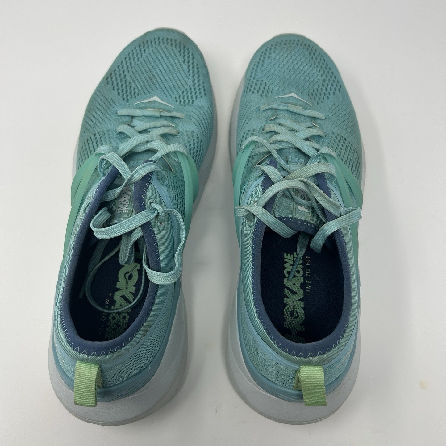 Hoka One One Sneakers Womens 10.5 Tivra 1099735 ASWB Blue Running Gym Shoes